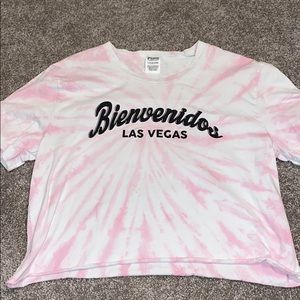 Las Vegas tie dye crop top